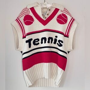Anthropologie 'Tennis' V-Neck Sweater Vest